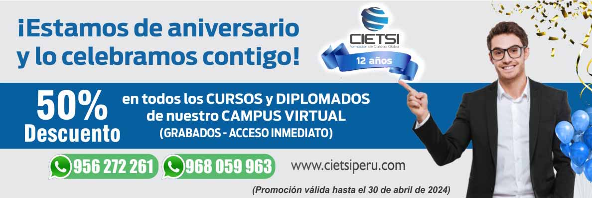 PROMOCIÓN POR ANIVERSARIO CIETSI 2024